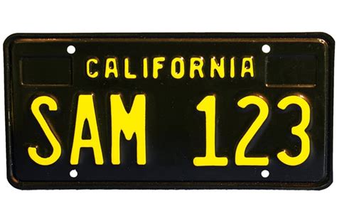 Black Plates are Back: California Legacy License Plates Go Into Production