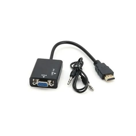 Ripley Adaptador Convertidor De Hdmi A Vga Con Salida De Audio