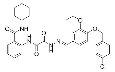 2 2E 2 4 4 CHLOROBENZYL OXY 3 ETHOXYBENZYLIDENE HYDRAZINO OXO