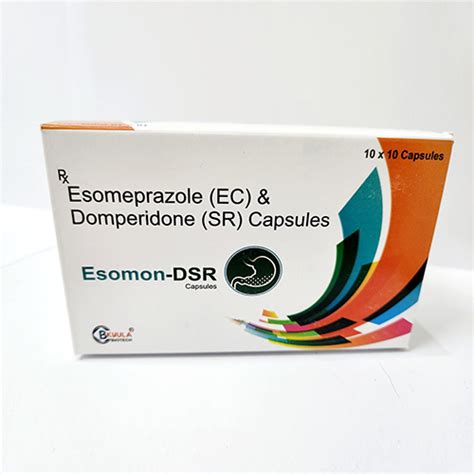 Esomon Dsr Esomeprazole Ec Domperidone Sr Capsules Bkyula Biotech