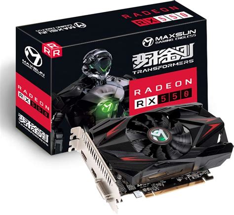 Maxsun AMD Radeon RX 550 4GB GDDR5 Carte Graphique Maroc Ubuy