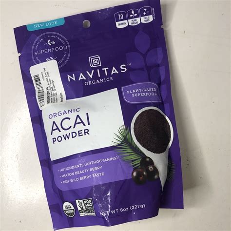 Navitas Organics Organic Acai Powder Oz G Antioxidants Deep Wild