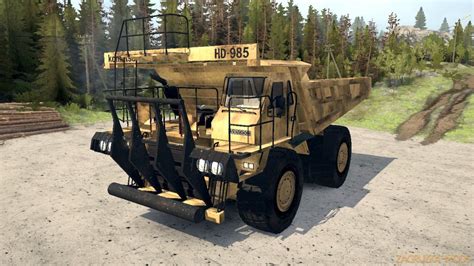 Career Komatsu Truck V For Spintires Mudrunner