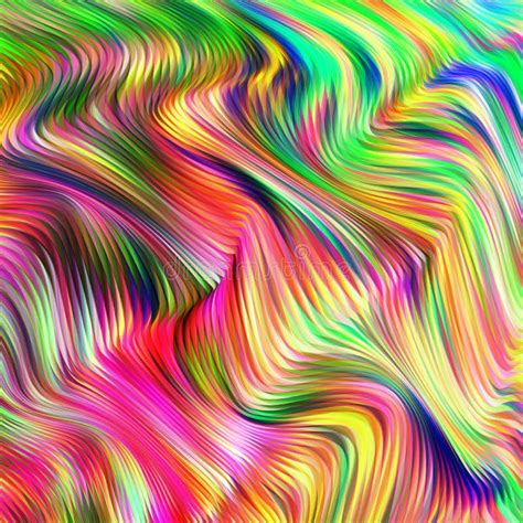 Vector Warped Lines Colorful Background Modern Abstract Creative