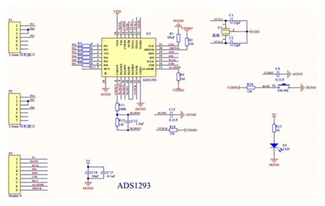 Ads1293 Digital Electrocardiogram Ecg Module Physiological Signal