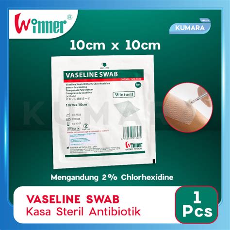 WINNER Vaseline Swab 10x10cm Wintuell Pcs Lazada Indonesia