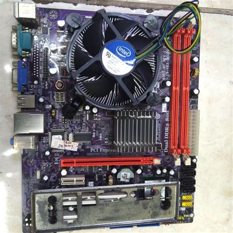 Jual Paket Mainboard Lga G Ddr Prosesor Core Duo E Plus