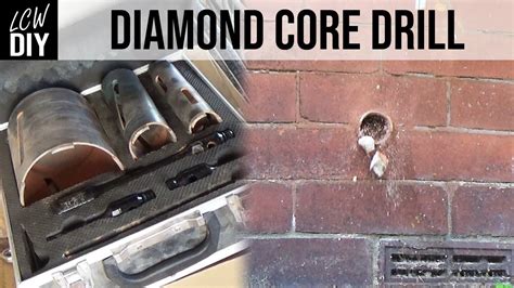 How To Use A Diamond Core Drill Through Brick Diy Vlog 33 Youtube