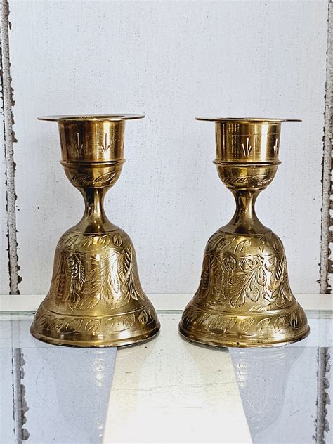 Vintage Brass Bells Bell Of Sarna India Vintage Bell Vintage