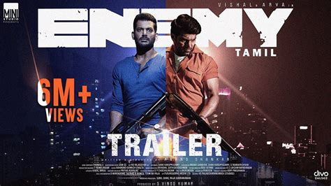 Enemy Tamil Official Trailer Vishal Arya Anand Shankar Mamta Mohandas Thaman S