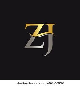 Initial Zf Letter Linked Logo Vector Stock Vector Royalty Free