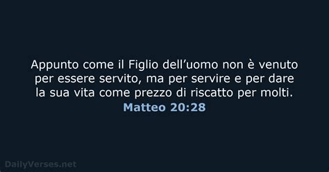 Luglio Versetto Della Bibbia Del Giorno Nr Matteo