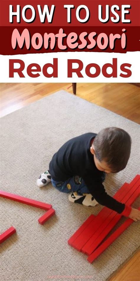 How To Use Montessori Red Rods Artofit