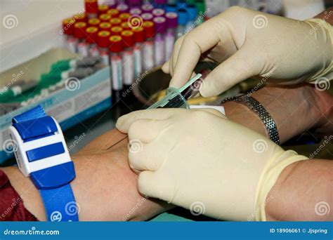 Blood Test Stock Image Image Of Help Medical Drawn 18906061