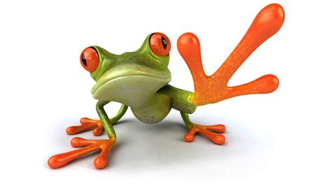 Cartoon Frog Desktop Wallpaper - WallpaperSafari