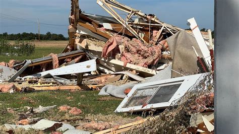 Tuesday morning storms leave path of destruction in Tuttle