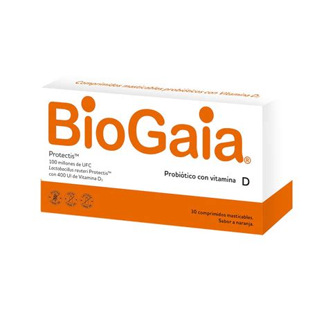 Biogaia Protectis Vit D Caja De 30 Comprimidos Masticables