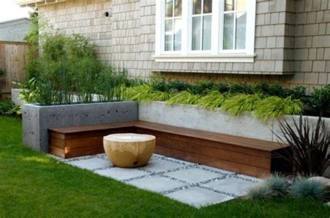 Smart Design To Make Modern Planter Bench 14 Patio Planters Concrete