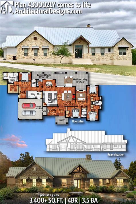 Modern Hill Country House Plans 9 Pictures - easyhomeplan