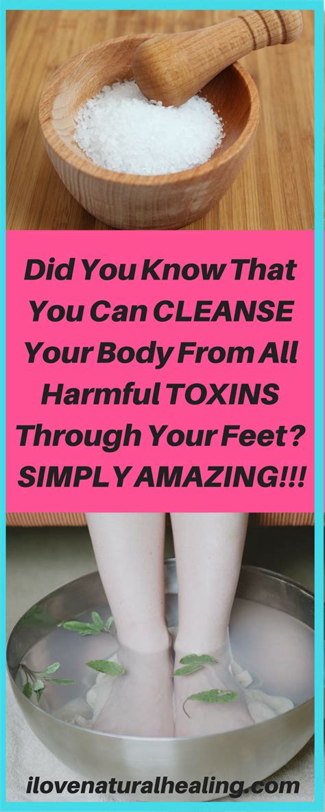 Did You Know That You Can Cleanse Your Body From All Harmful Toxins Through Your Feet Natural