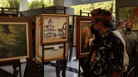 76 Karya Lukis Seniman Se Indonesia Dipamerkan Di Pameran Lukisan