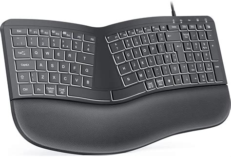 Ergonomische Tastatur Seenda Kabelgebundene Usb Tastatur Mit