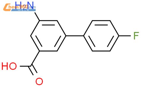 1261928 03 3 3 amino 5 4 fluorophenyl benzoic acid化学式结构式分子式mol 960化工网