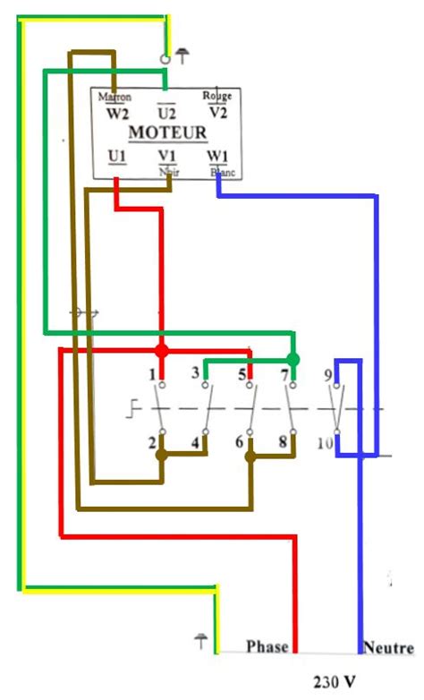 Schema Cablage Moteur Vitesses La Commande Des Moteurs