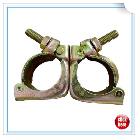 BS1139 Scaffolding Galvanized Forged And Pressed Steel Swivel Scaffold