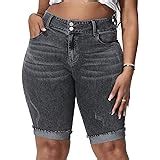 Jack David Wax Women S Plus Size Distressed Curvy Denim Jean Ripped