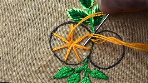 Creative Spider Web Stitch Rose Embroidery Amazing Hand Embroidery