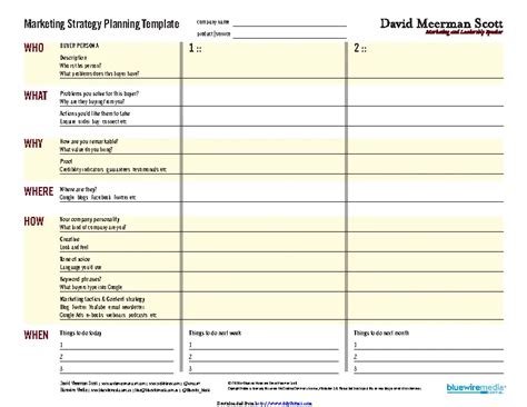 Marketing Strategy Template 4 Simple - PDFSimpli