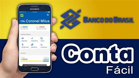 Conta F Cil Do Banco Do Brasil Minha Conta Entenda Youtube