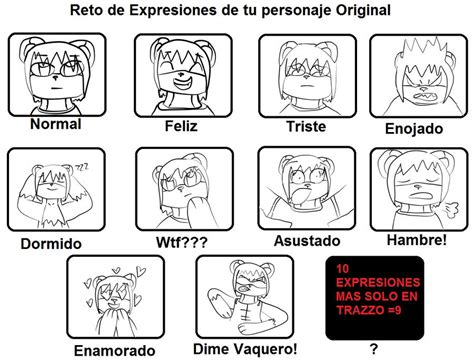 Character Expressions Challenge By Dogberman On Deviantart