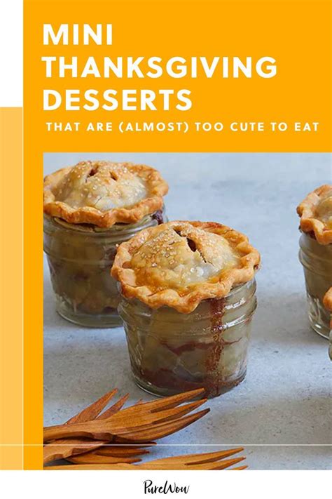 Mini Thanksgiving Desserts That Are Almost Too Cute To Eat Cover Image