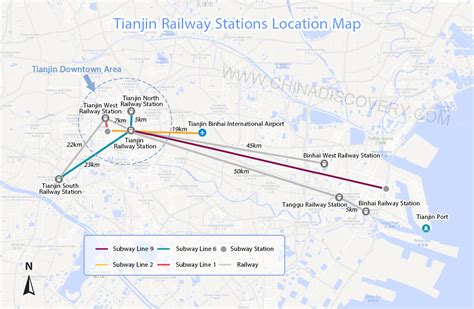 Tianjin Railway Stations (Tianjin West, Tianjin South, Binhai, Tanggu...)