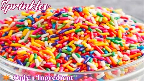 Sprinkles Recipe In Hindi How To Make Sprinkles At Home Cake