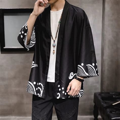 Kimono Japon S Hombre Haori Yukata Ropa De Calle Asi Tica Etsy