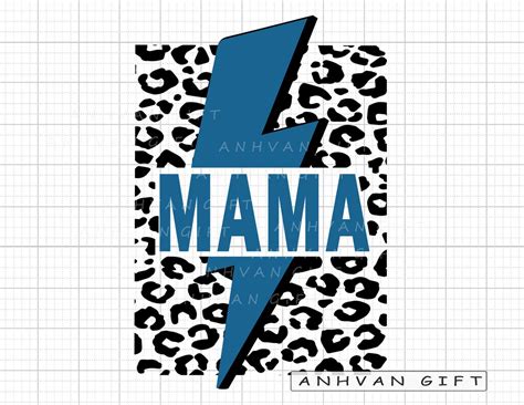 Mama Lightning Bolt SVG PNG Mama Svg Mom Sublimation Mom Life Svg