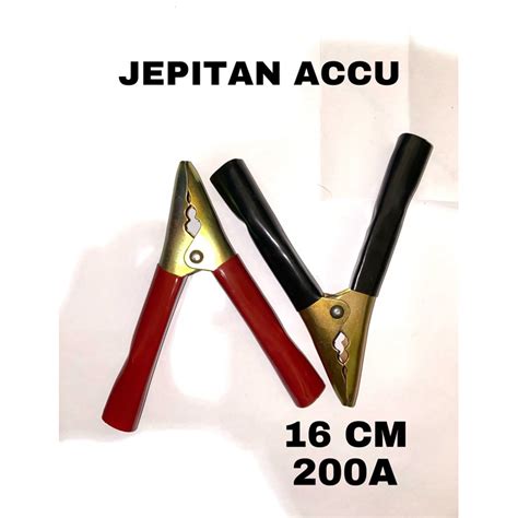 Jual Jepitan Aki Accu Jumbo 200 Ampere Jepit Aki Accu Jumbo 16cm