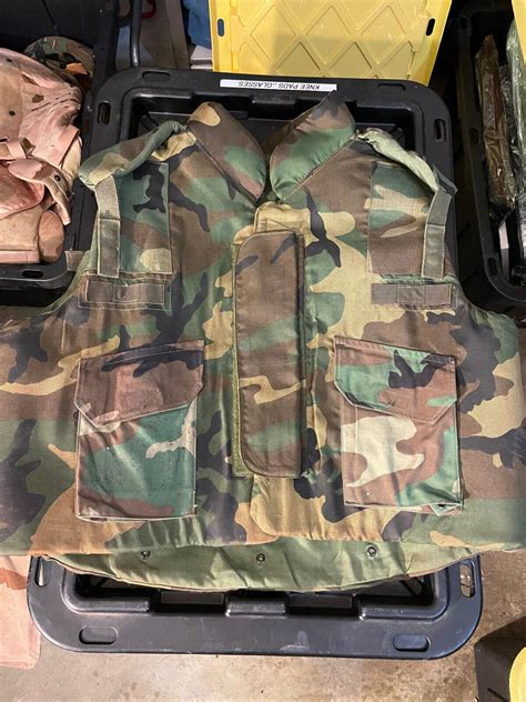 Us Military Body Armor Fragmentation Protective Vest Camouflage