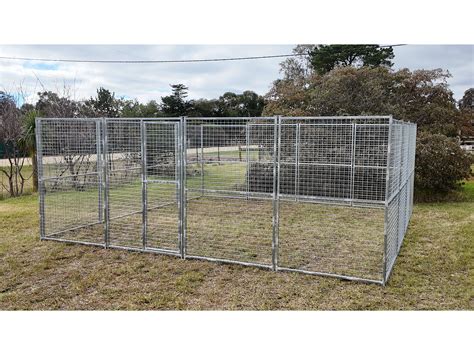 Single Bay 5mx5mx1.85m dog/chicken run made with 50mm x 50mm 3mm mesh