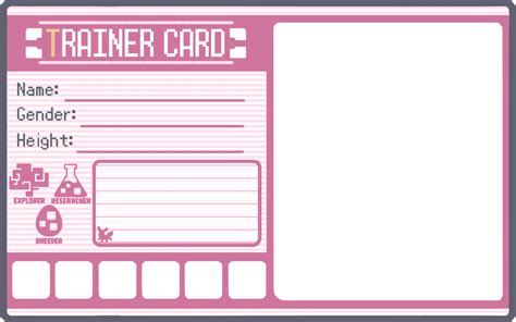 Trainer Card Base by ProfSquare on DeviantArt