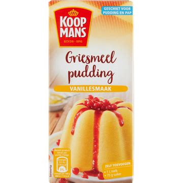 Koopmans Griesmeelpudding Vanillesmaak 500 G Bestellen Jumbo