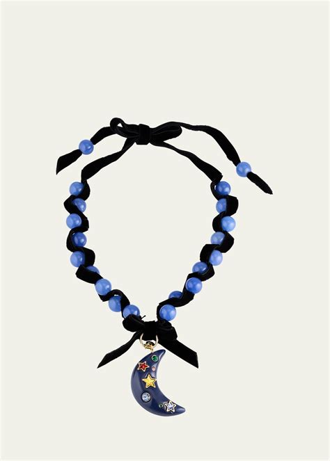 Super Smalls Blue Moon Glow In The Dark Necklace - Bergdorf Goodman