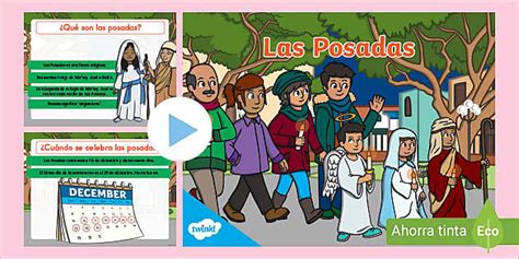 Powerpoint Las Posadas Professor Feito Twinkl