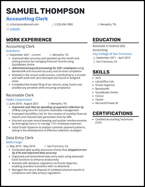 Accounting Resume Examples Free Jemie Lorenza