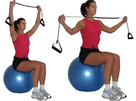 resistance band lat pulls Mid Back Exercises, Muscle Problems ...