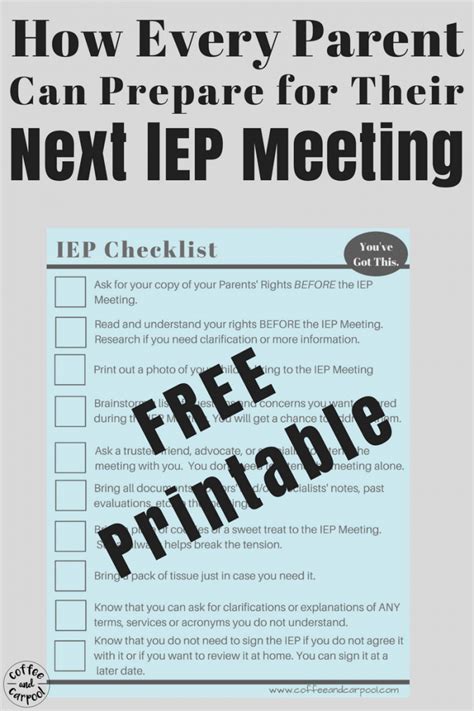 Things Parents Must Know To Have A Successful Iep Meeting