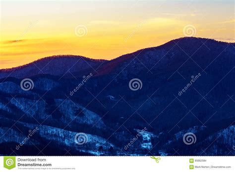 Sunset On Roan Mountain Stock Photo Image Of Tennessee 85662584